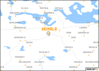 map of Heimala