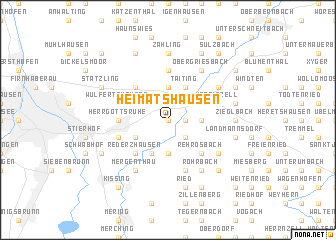 map of Heimatshausen