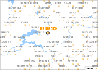 map of Heimbach