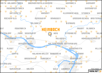 map of Heimbach