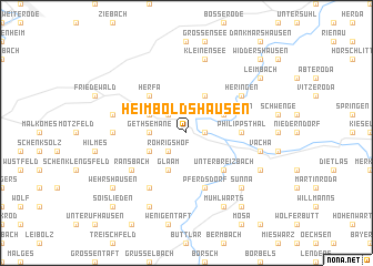 map of Heimboldshausen