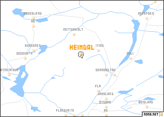 map of Heimdal