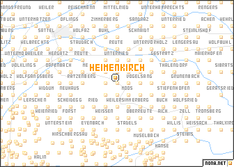 map of Heimenkirch