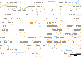 map of Heimerdingen