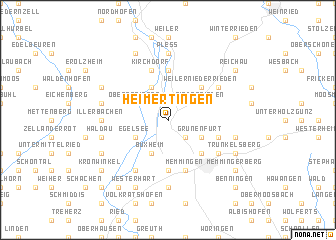 map of Heimertingen