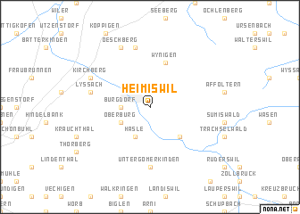 map of Heimiswil