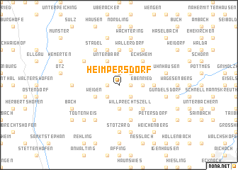 map of Heimpersdorf