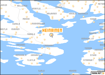 map of Heinäinen