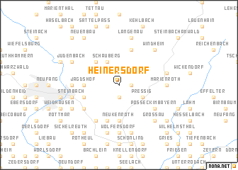 map of Heinersdorf