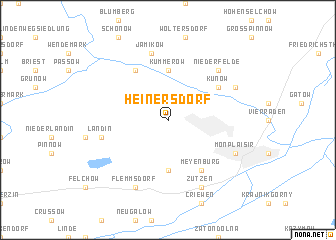 map of Heinersdorf