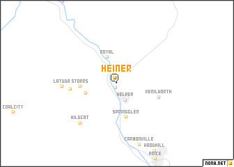 map of Heiner