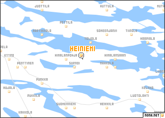 map of Heiniemi