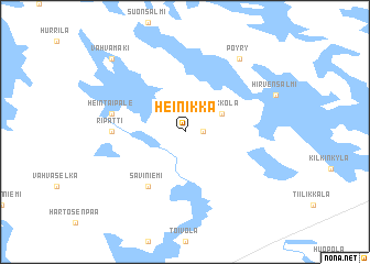 map of Heinikka