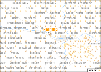 map of Heining