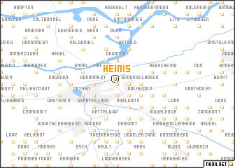 map of Heinis