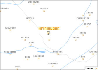 map of Heiniuwang