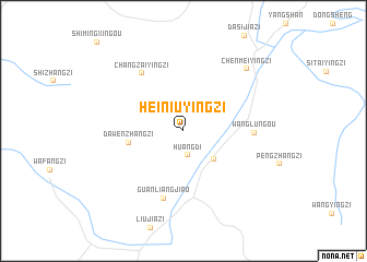 map of Heiniuyingzi