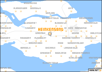 map of Heinkensand