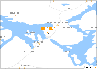 Heinola (Finland) map 
