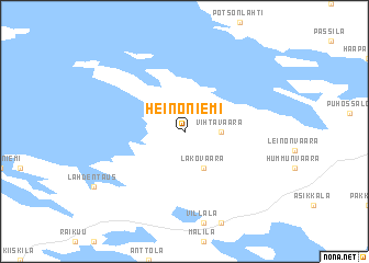 map of Heinoniemi