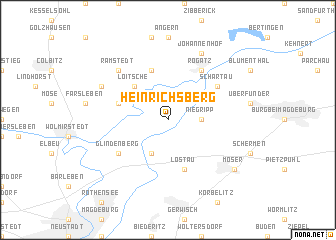 map of Heinrichsberg