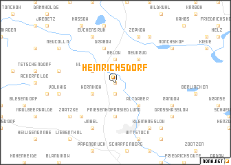 map of Heinrichsdorf