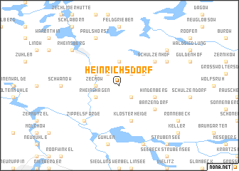 map of Heinrichsdorf