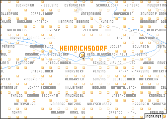 map of Heinrichsdorf