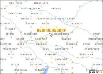 map of Heinrichsdorf