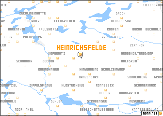 map of Heinrichsfelde