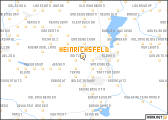 map of Heinrichsfeld