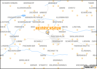 map of Heinrichsruh