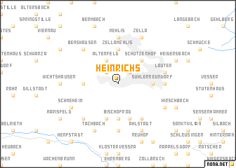 map of Heinrichs