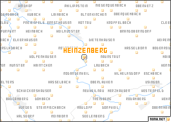 map of Heinzenberg