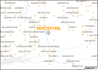 map of Heinzenthal