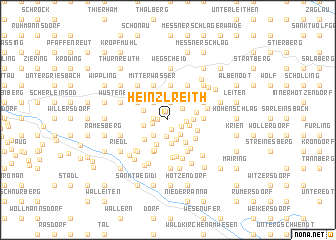 map of Heinzlreith