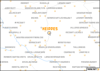 map of Heippes
