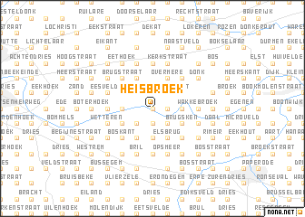 map of Heisbroek