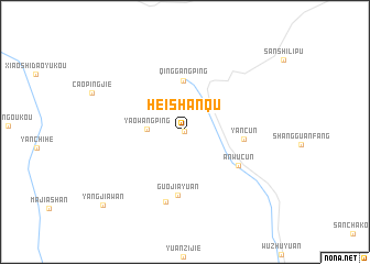 map of Heishanqu