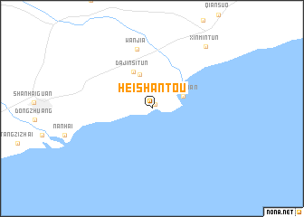 map of Heishantou