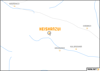map of Heishanzui