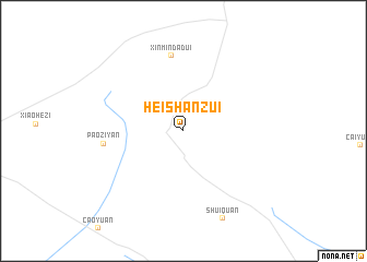 map of Heishanzui