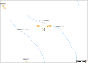 map of Heishan