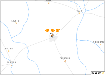 map of Heishan