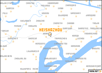map of Heishazhou