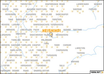 map of Hei-shih-pi