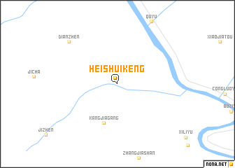 map of Heishuikeng