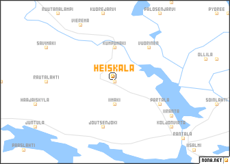 map of Heiskala