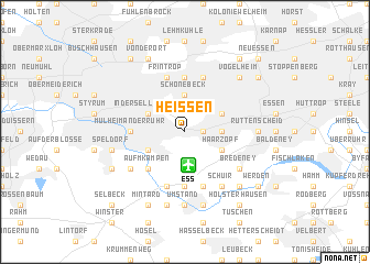 map of Heißen