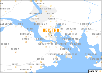 map of Heistad